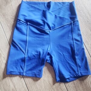 Blue Women's Athletic Shorts